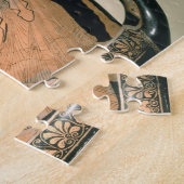 Herakles Struggling, detail van een Attische rode  Legpuzzel (Zijkant)