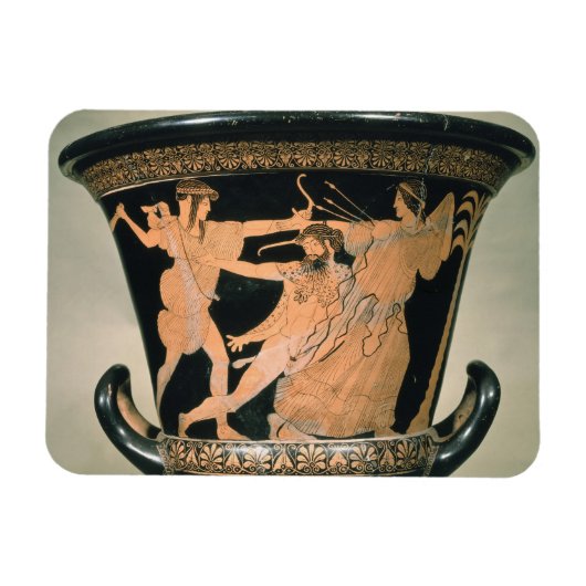 Herakles Struggling, detail van een Attische rode  Magneet (Horizontaal)