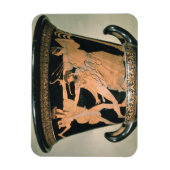 Herakles Struggling, detail van een Attische rode  Magneet (Verticaal)