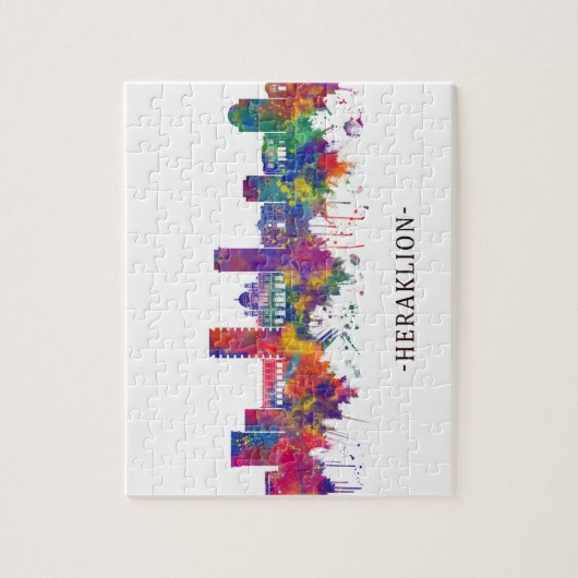 Heraklion Greece Skyline Legpuzzel (Verticaal)