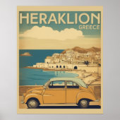 Heraklion, Iraklio. Griekenland roeping Poster (Voorkant)