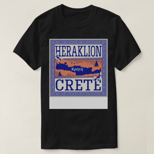 Heraklion Kreta Griekenland T-shirt (Design voorkant)