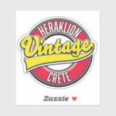 Heraklion Kreta Reis logo Sticker (Vel)
