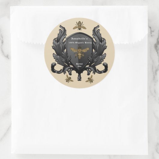 Herald Crown Honey Label Personalize (Tas)