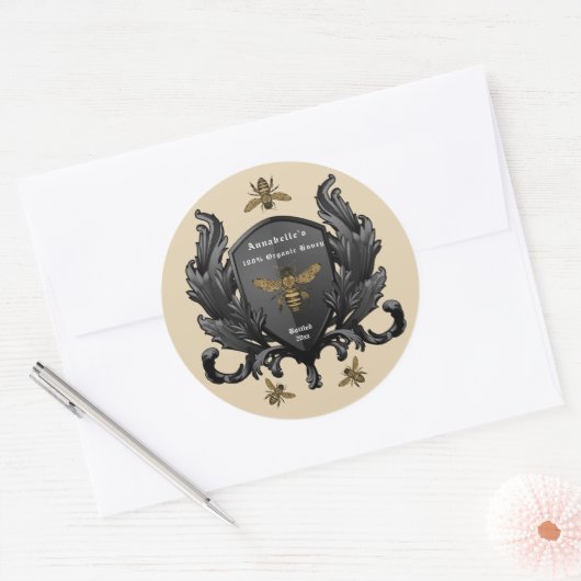 Herald Crown Honey Label Personalize (Envelop)