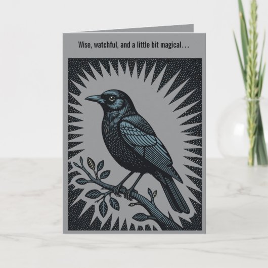 Herald of the Halo Raven Illustration Kaart (Voorkant)