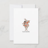 Herald Rabbit Bedankkaart (Achterkant)