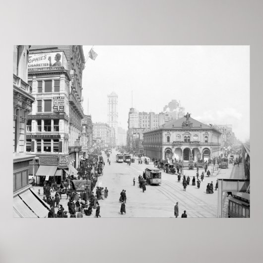 Herald Square, New York, 1905 Poster (Voorkant)