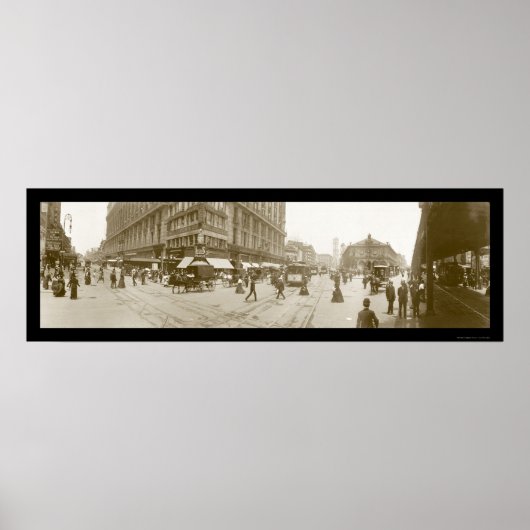 Herald Square, NYC Foto 1907 Poster (Voorkant)