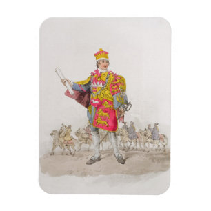 Herald, uit "Costume of Great Britain", gepublicee Magneet