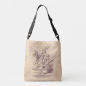 Herald White Rabbit Alice in Wonderland Crossbody Tas (Achterkant)
