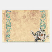 Herald White Rabbit Alice in Wonderland Inpakpapier Vel (Voorkant 2)