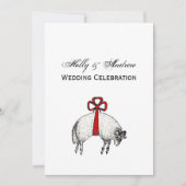 Heraldic Banded Fleece Ram Sheep Crest Embleem Kaart (Voorkant)