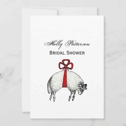 Heraldic Banded Fleece Ram Sheep Crest Embleem Kaart (Voorkant)