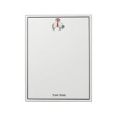 Heraldic Banded Fleece Ram Sheep Crest Embleem Notitieblok (Linkerzijde)