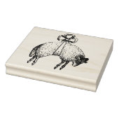 Heraldic Banded Fleece Ram Sheep Crest Embleem Rubberstempel (Stempel)