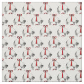 Heraldic Banded Fleece Ram Sheep Crest Embleem Stof (Swatch)