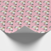 Heraldic Banded Fleece Ram Sheep Crest Embleem Y Cadeaupapier (Hoek)