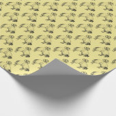 Heraldic Banded Fleece Ram Sheep Crest Emblem Tr Cadeaupapier (Hoek)