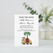 Heraldic Camel Palm Tree Color Coat of Arms Aankondigingskaart (Staand voorkant)