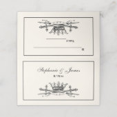 Heraldic Crossed Swords Emblem Crest Ivory Plaatskaartje (Buitenkant ongevouwen)