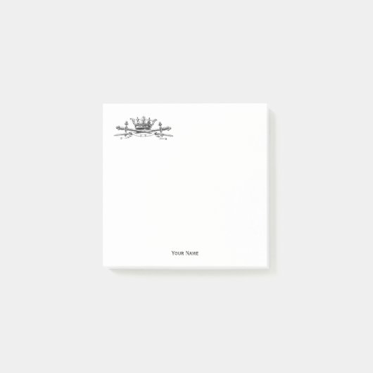 Heraldic Crossed Swords Sabers Emblem Crest Post-it® Notes (Voorkant)