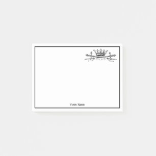 Heraldic Crossed Swords Sabers Emblem Crest Post-it® Notes