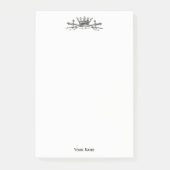 Heraldic Crossed Swords Sabers Emblem Crest Post-it® Notes (Voorkant)
