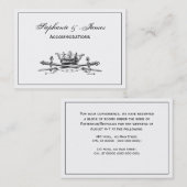 Heraldic Crossed Swords Sabers Emblem Crest Visitekaartje (Voorkant / Achterkant)