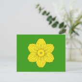 Heraldic Daffodil Briefkaart (Staand voorkant)