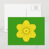 Heraldic Daffodil Briefkaart (Voorkant / Achterkant)
