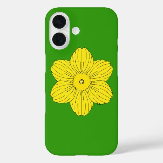 Heraldic Daffodil Case-Mate iPhone Case (Achterkant)
