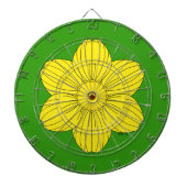 Heraldic Daffodil Dartbord (Voorkant)