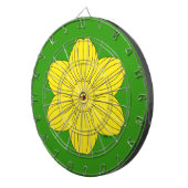 Heraldic Daffodil Dartbord (Voorkant Rechts)