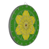 Heraldic Daffodil Dartbord (Voorkant Links)