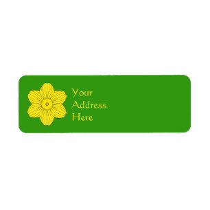 Heraldic Daffodil Etiket