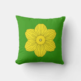 Heraldic Daffodil Kussen