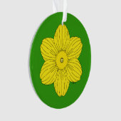 Heraldic Daffodil Ornament (voorkant)