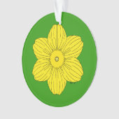 Heraldic Daffodil Ornament (voorkant)
