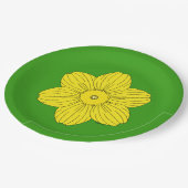 Heraldic Daffodil Papieren Bordje (Gekanteld)