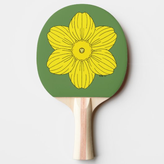 Heraldic Daffodil Tafeltennisbatje (Achterkant)