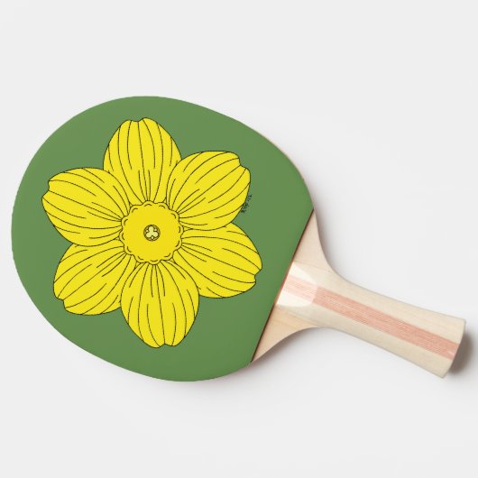 Heraldic Daffodil Tafeltennisbatje (Zijkant)