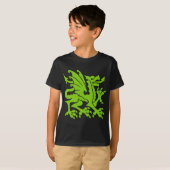 Heraldic Dragon 01 - Martian Green T-shirt (Voorkant volledig)