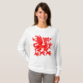 Heraldic Dragon 01 - Red T-shirt (Voorkant volledig)