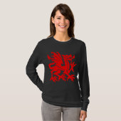 Heraldic Dragon 01 - Red T-shirt (Voorkant volledig)
