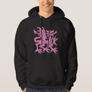 Heraldic Dragon 01 - Roze Hoodie