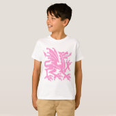Heraldic Dragon 01 - Roze T-shirt (Voorkant volledig)