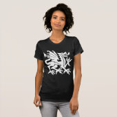 Heraldic Dragon 01 - White T-shirt (Voorkant volledig)