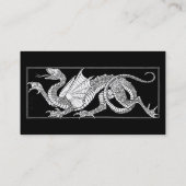 Heraldic Dragon Visitekaartje (Achterkant)
