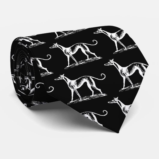 Heraldic Gray Hound Stropdas (Opgerold)